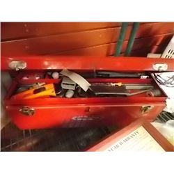 METAL TOOL BOX - TECO MASTER & CONTENTS