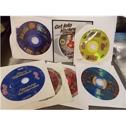 DVD'S - HOCKEY AND ONES FROM CEREAL BOXES - 7 TTL