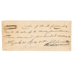 James Monroe: John Jacob Astor