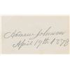 Image 1 : Andrew Johnson