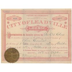 Leadville: Boxing