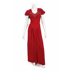 Evita: Madonna’s Screen-Worn Red Dress With Rhinestones