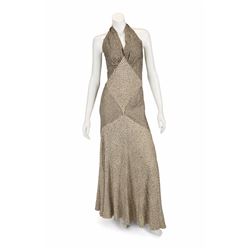 Evita: Madonna’s Screen-Worn Silver and Black Halter Dress