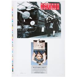 Madonna ‘Holiday’ Proof Artwork Sheet
