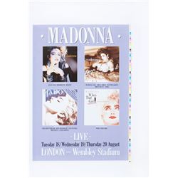 Madonna ‘LIVE at Wembley Stadium’ Artwork Sheet