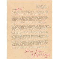 Inga Arvad Letter to John F. Kennedy