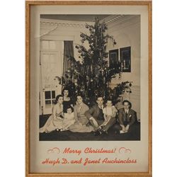 Jacqueline Kennedy Auchincloss Family Christmas Card
