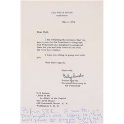 Jacqueline Kennedy Autograph Note Signed