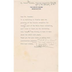 Jacqueline Kennedy Typed Letter With Handwritten Note
