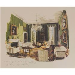 Kennedy White House Set of Three Oversized Christmas Cards