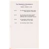 Image 1 : Kennedy White House Set of Three Schedule Pages