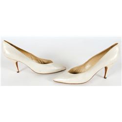 Jacqueline Kennedy Cream-Colored High-Heeled Shoes