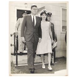 John and Jacqueline Kennedy Oversized Photograph