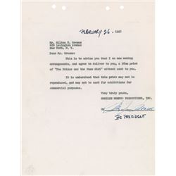 Marilyn Monroe Signed Document