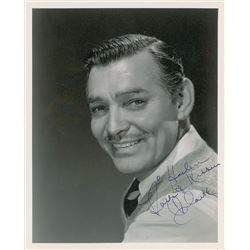 Clark Gable Signed Photograph
