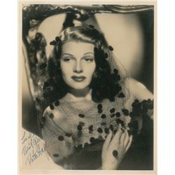 Rita Hayworth Signed Photograph