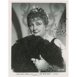 Laura Hope Crews Signed Photograph