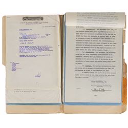 Desi Arnaz and Desilu Productions Signed Document