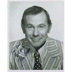 Johnny Carson Signed Photograph