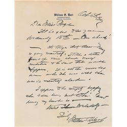 William S. Hart Autograph Letter Signed