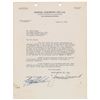 Image 1 : Grapes of Wrath: Gregg Toland Signed Document