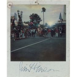 Jim Henson Signed Polaroid Photograph