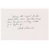 Image 1 : Dracula: Carla Laemmle Autograph Quote Signed