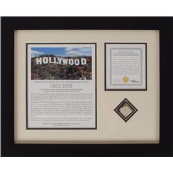 Hollywood Sign Limited Edition Piece Presentation