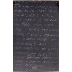 Godfather Pair of Oversized Cue Cards From ‘Transition of Power’ Scene