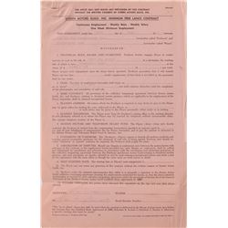Reservoir Dogs: Christopher Penn Signed Document