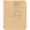 Image 1 : Beatles Signed Tour Sheet