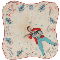 Elvis Presley Souvenir Handkerchief