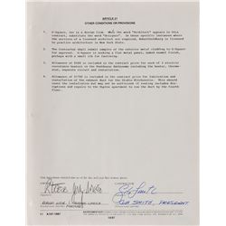 Grateful Dead Signed Document