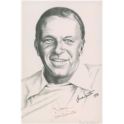 Frank Sinatra Signed Print