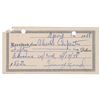 Image 1 : Jimmy Reed Signed Receipt