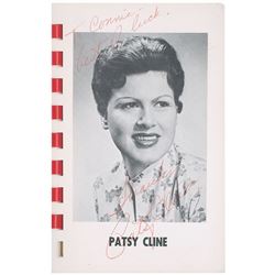 Patsy Cline and Johnny Cash Signed Photo Album