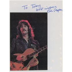 Eric Clapton Signed Magazine Photograph