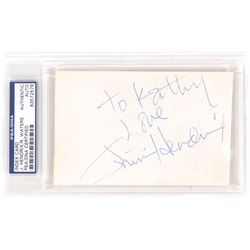 Jimi Hendrix and Roger Waters Dual-Signed Album Page