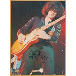 Led Zeppelin: Plant and Page Pair of Signed Magazine Photographs