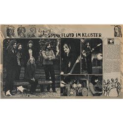 Pink Floyd Pair of Signed Magazine Photographs