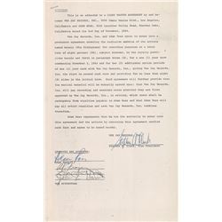The Rivingtons Signed Document