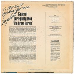 Sgt. Barry Sadler Signed Album