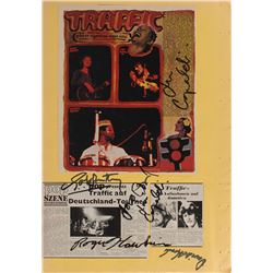 Traffic Pair of Signed Scrapbook Page Displays