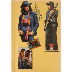 Deep Purple Signed Scrapbook Page Display