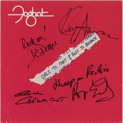 Foghat Signed Album