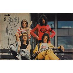 Slade Signed Magazine Photograph