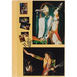 T-Rex Signed Scrapbook Page Display