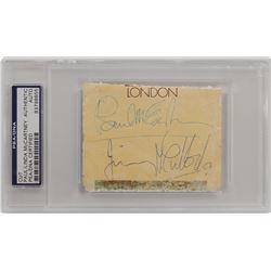 Wings: Paul McCartney and Jimmy McCulloch Signatures
