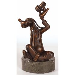 Goofy Bronze Figurine