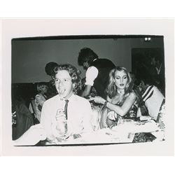 Andy Warhol Original Photograph of Keith Richards and Jerry Hall
